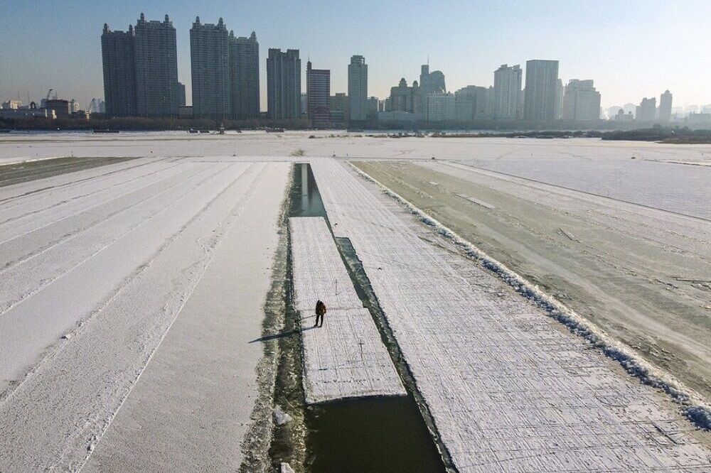 شهر یخی در چین