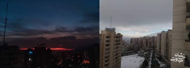 آسمان تهران