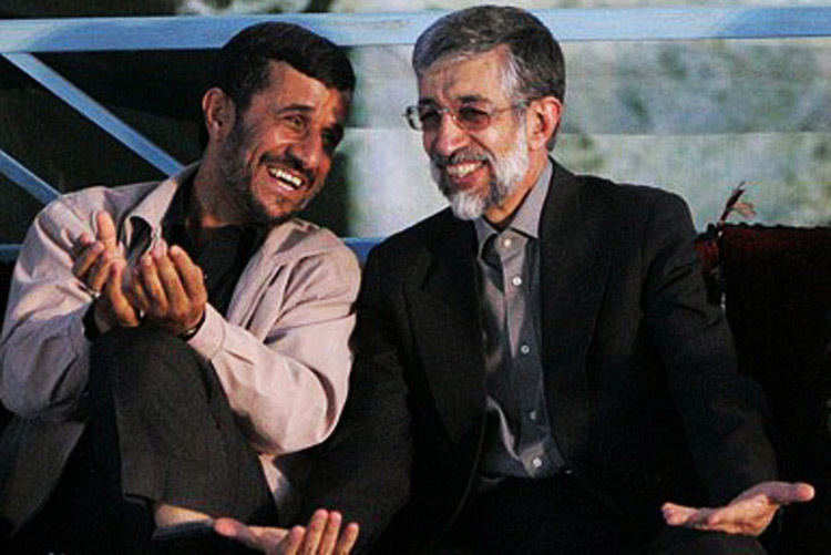 حدادعادل و احمدی نژاد