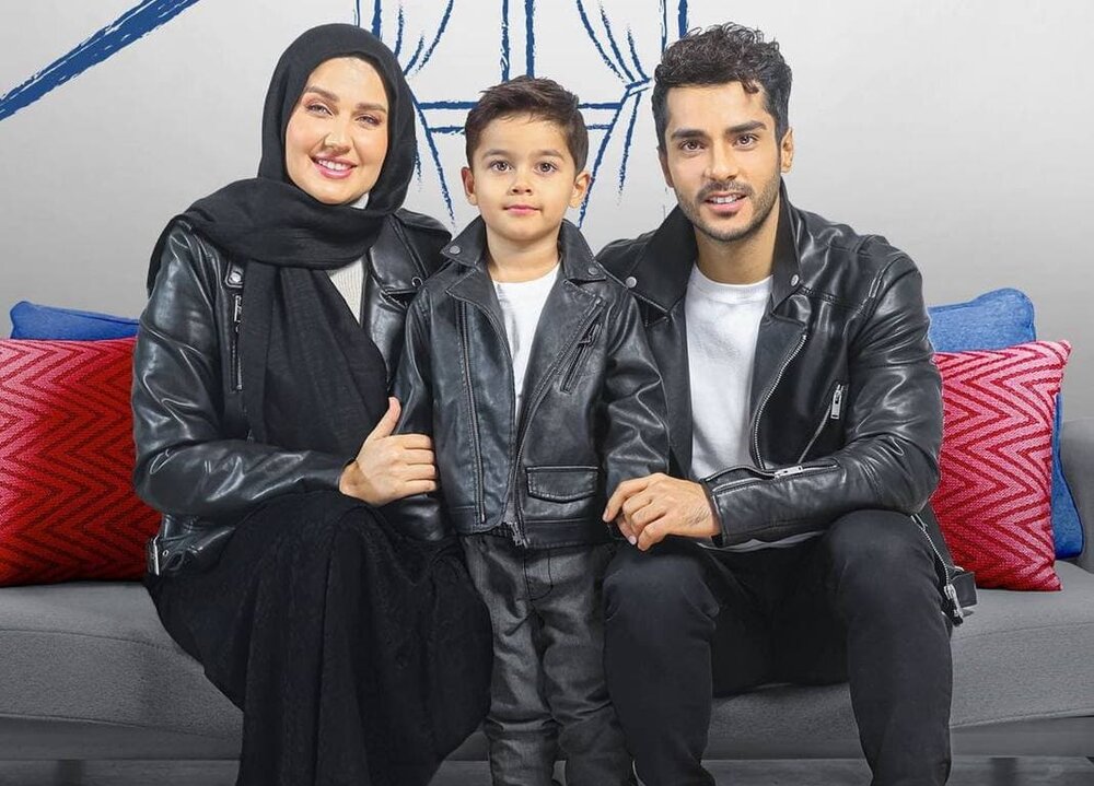 ساعد سهیلی در کنار همسر و پسرش + عکس