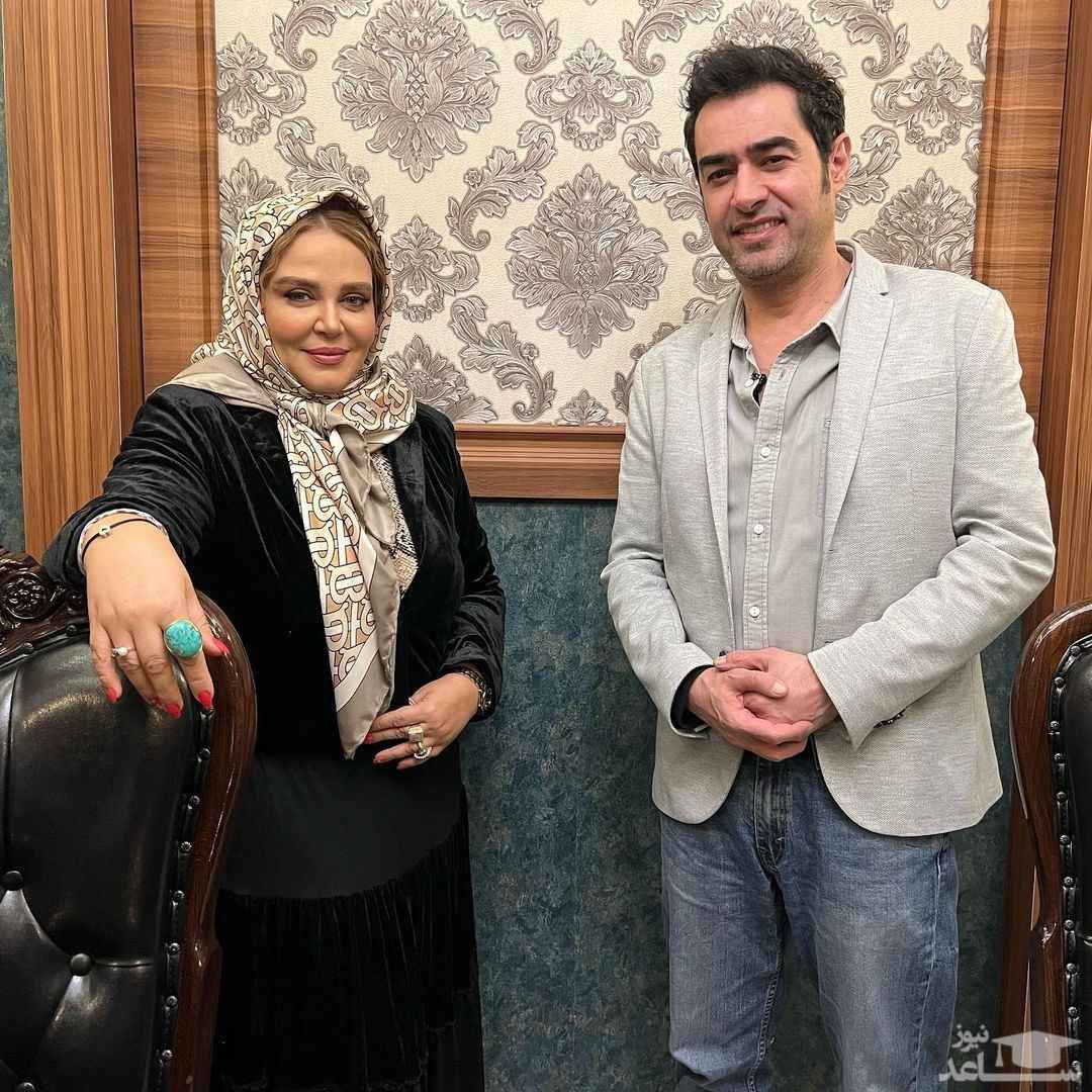 استایل بهاره رهنما و شهاب حسینی در ملاقات با یکدیگر + عکس