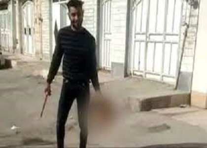 قتل فجیع در اهواز؛ قاتل سر همسرش را در خیابان چرخاند + فیلم