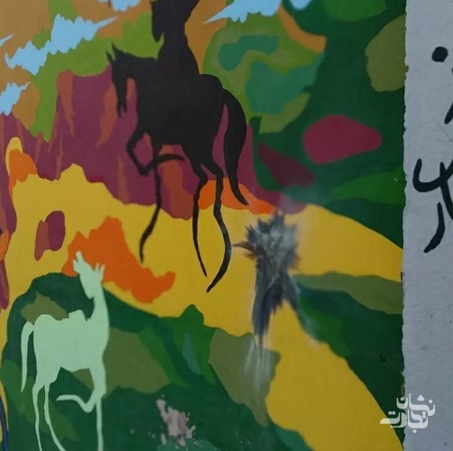 تخریب نقاشی‌های شهری در شب چهارشنبه سوری