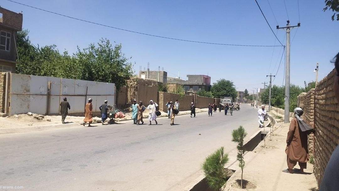 ورود طالبان به شهرهای افغانستان