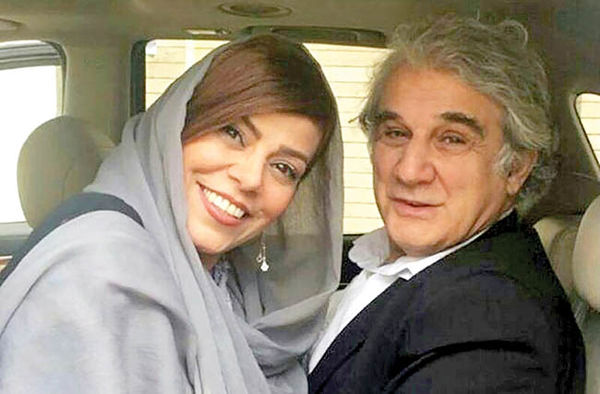 عکس عاشقانه مهدی هاشمی در کنار همسر جدیدش