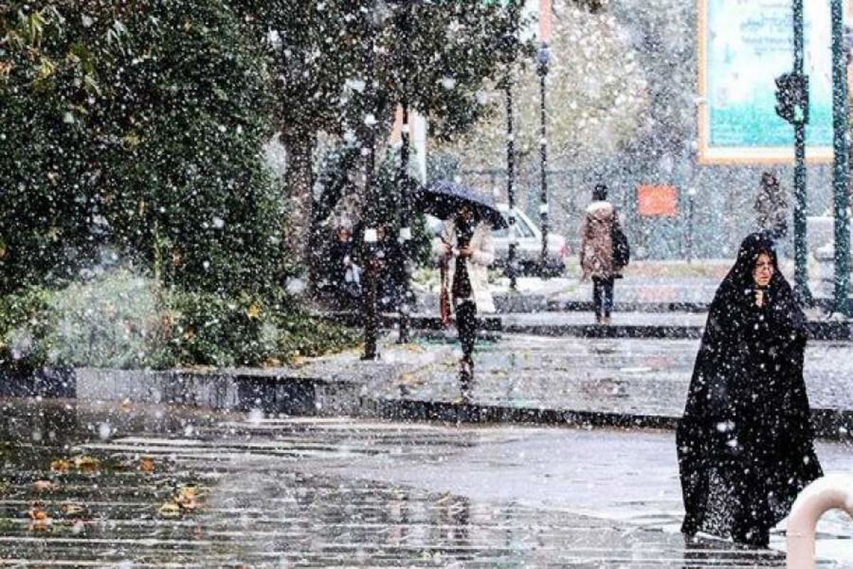 پیش‌بینی هواشناسی کشور ۷ و ۸ دی/ بارش برف و باران در ۹ استان