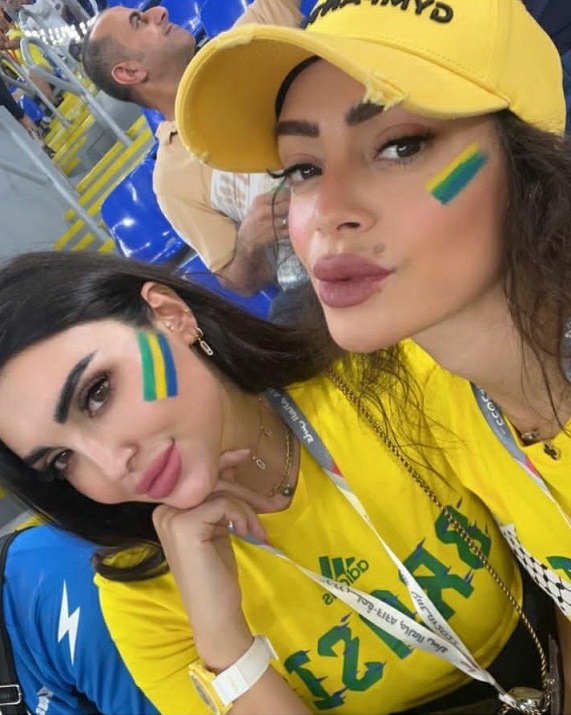 هواداران زن برزیل