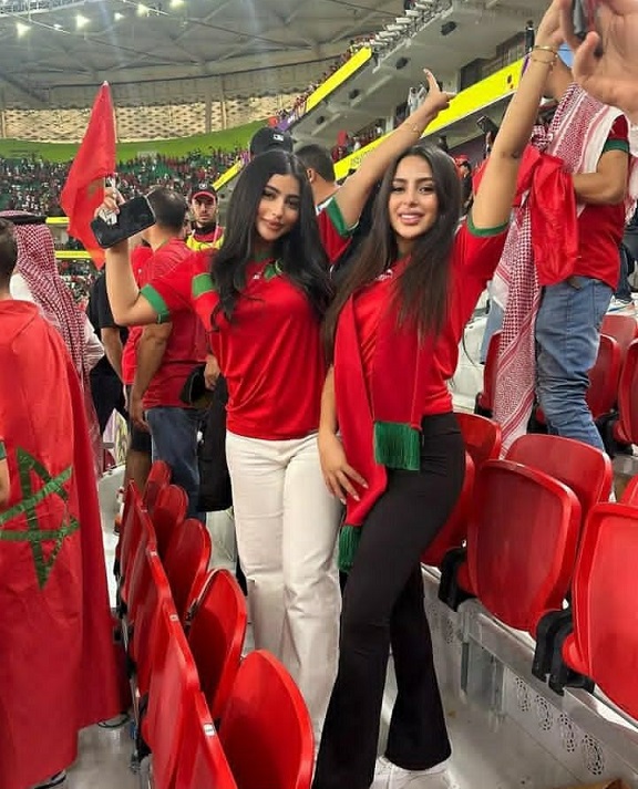طرفداران زن مراکشی
