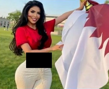 طرفداران فوق جذاب زن قطری