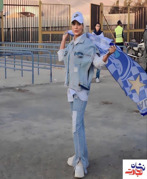 هواداران زیبا و جذاب زن استقلالی در ورزشگاه آزادی + تصاویر