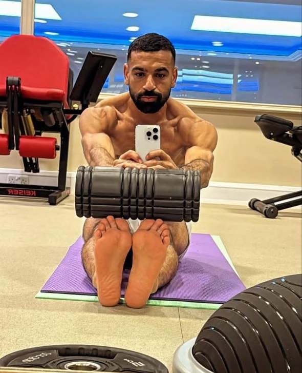 بدن محمد صلاح