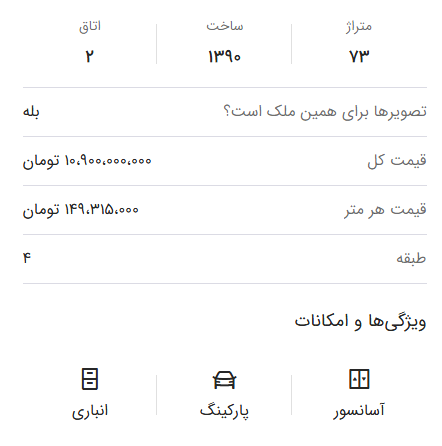 خانه‌های کمتر از ۱۰۰ متر در پونک تهران چقدر قیمت دارند؟