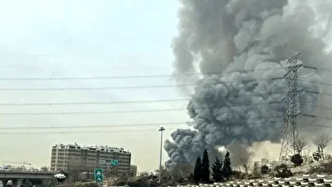 آتش‌سوزی وحشتناک در بازارچه جنت‌آبادِ تهران
