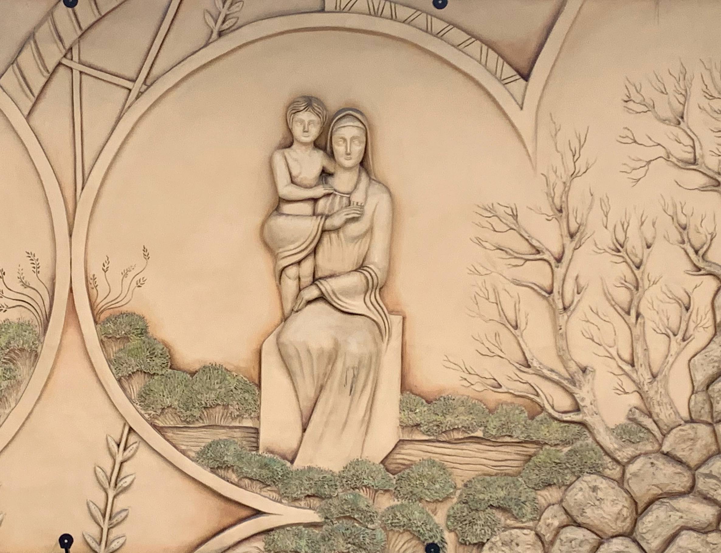 نمایی از ایستگاه متروی مریم مقدس