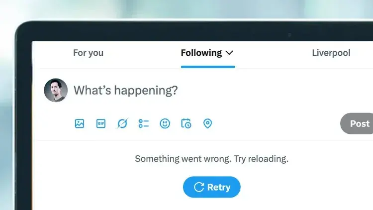 اختلال در دسترسی به شبکه ایکس