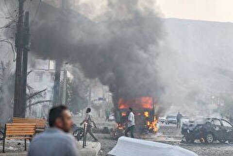 میدان سپاه تهران بمباران شد