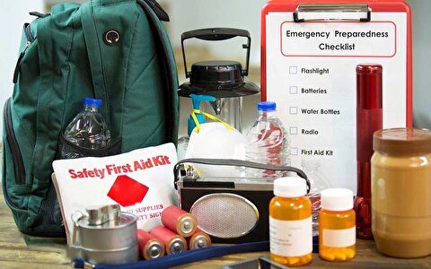 کوله تجهیزات اضطراری در ایام جنگ