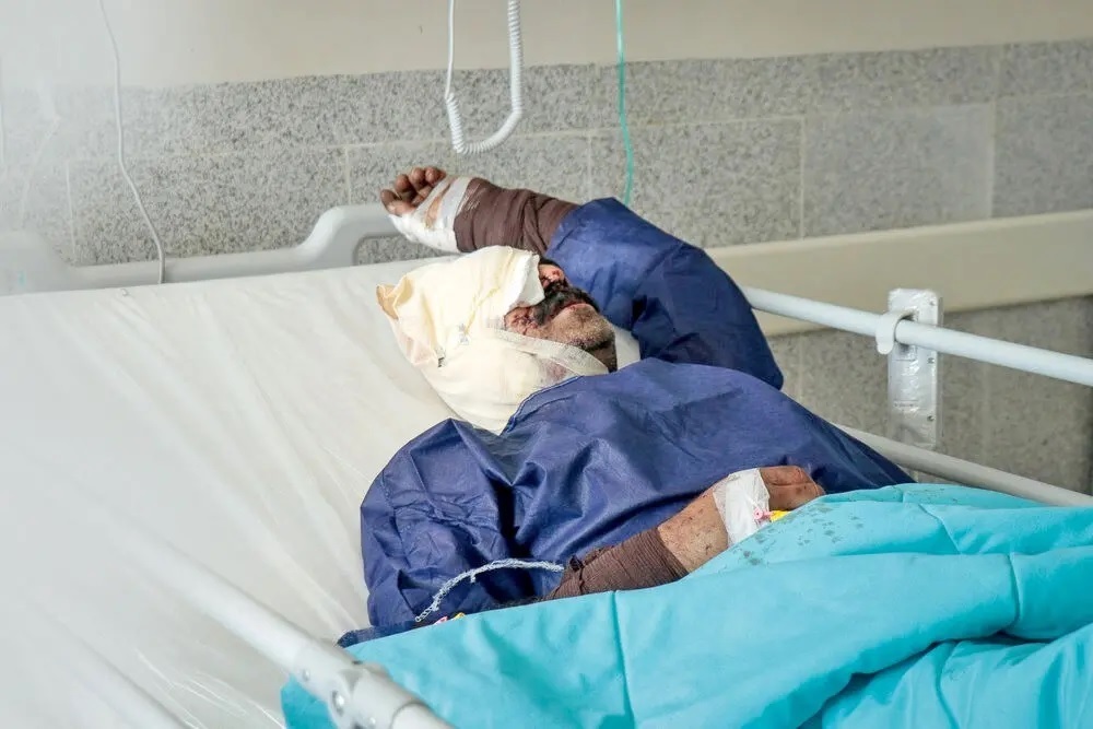 کارگرانی در انفجار بندر از یک یا دو چشم نابینا شدند