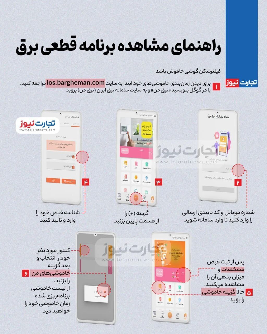 برنامه قطعی برق