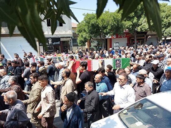 تشییع و تدفین پیکر شهدای حملات اسرائیل در تهران