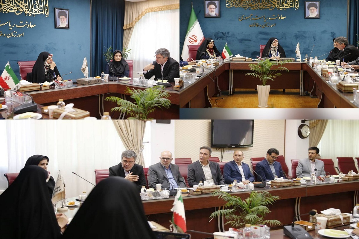 جلسه مدیرعامل بیمه ایران و معاون امور زنان و خانواده رئیس جمهور