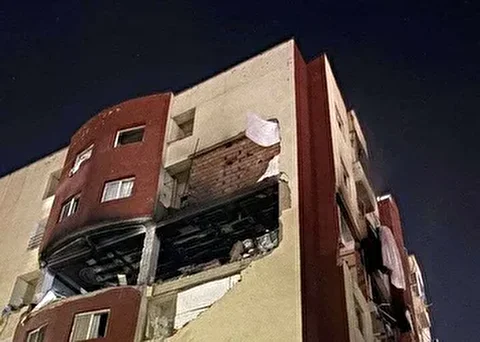 انفجار شدید یک ساختمان مسکونی در جویبار