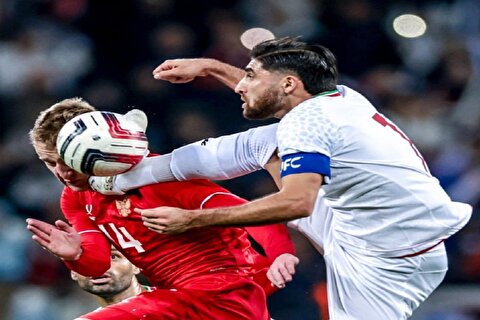 حرکت خشن علیرضا جهانبخش روی صورت بازیکن روسیه