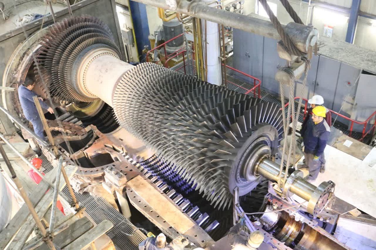 تعمیرات در نیروگاه مشهد