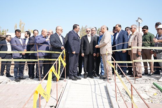 بازدید مدیران بانک مسکن از پروژه ستاره کیش