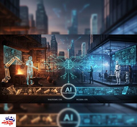 تحلیل تاثیر هوش مصنوعی بر مشاغل سنتی و نوین