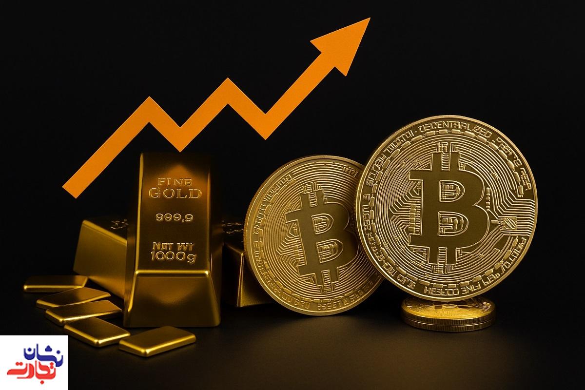 پیشی گرفتن طلا از بیت کوین پیشی گرفتن طلا از بیت کوین