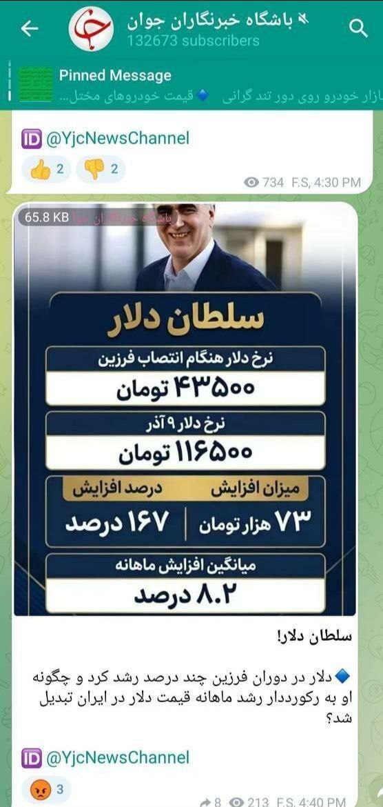 صداوسیما فرزین را سلطان دلار نامید