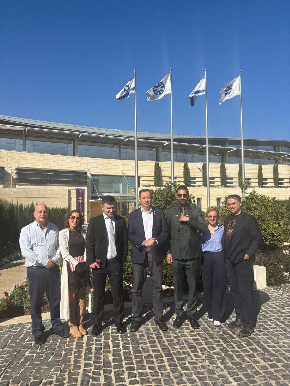 حضور کاترین شکدم در اسرائیل