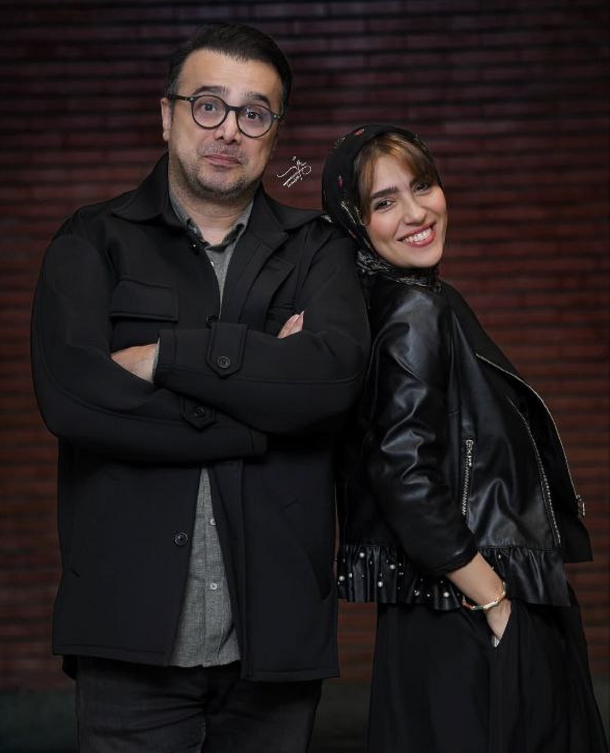 سپند امیرسلیمانی و همسرش